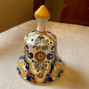 Talavera Ansar Puebla, Mexico hand painted bell